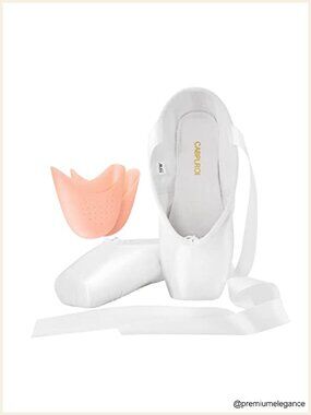 Professional Ballet Pointe Shoes with Bag and Toe Pads